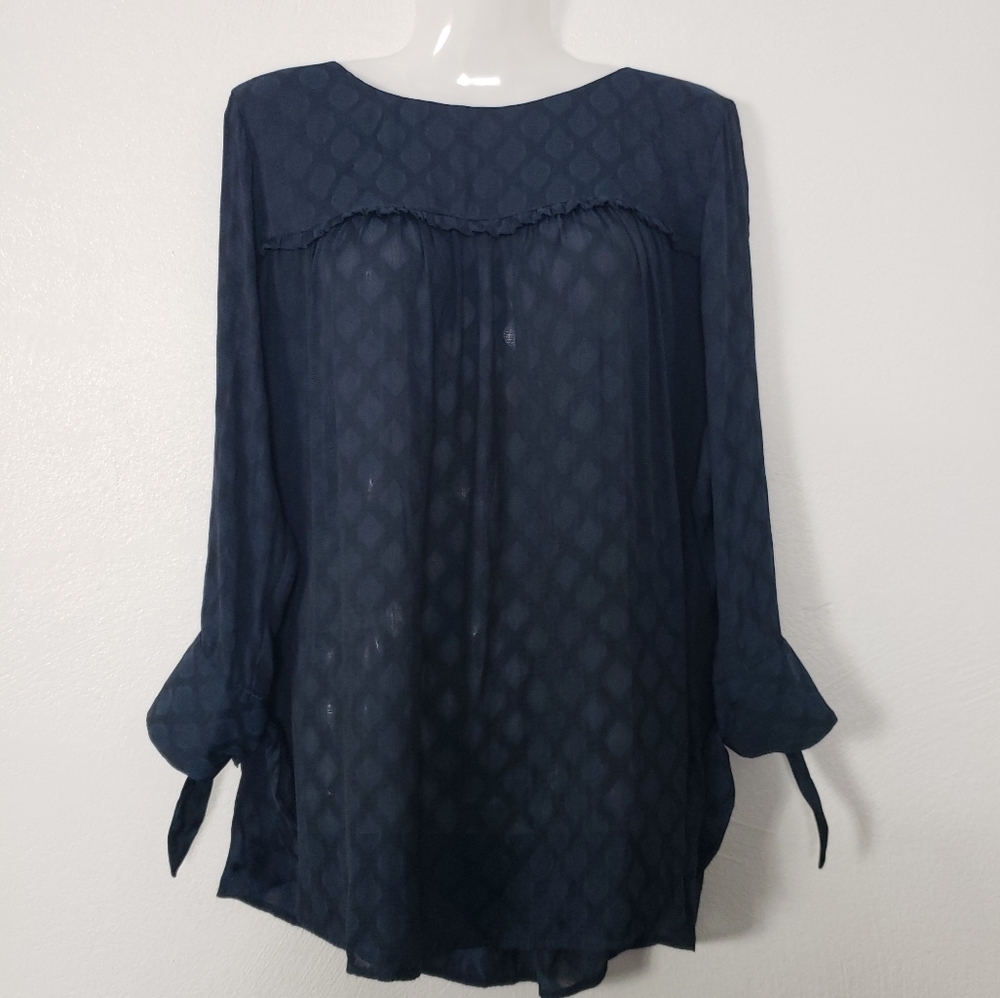 Motherhood Maternity blue shirt size S